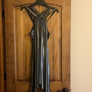 Gucci Gray Halter Maxi Dress